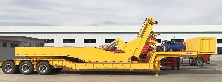 3 Line 6 Axle Wind Blade Adapter Trailer