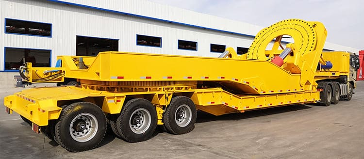 3 Line 6 Axle Wind Blade Adapter Trailer