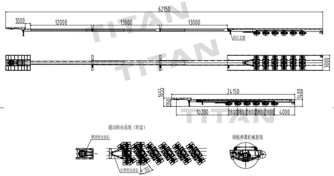 Extendable Trailer for Sale Price Manufacturers