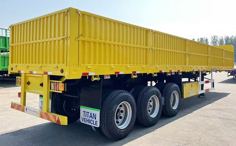 50 Ton Tri Axle Dropside Trailer for Sale in Tanzania