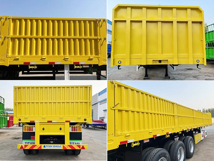 50 Ton Tri Axle Dropside Trailer for Sale in Tanzania