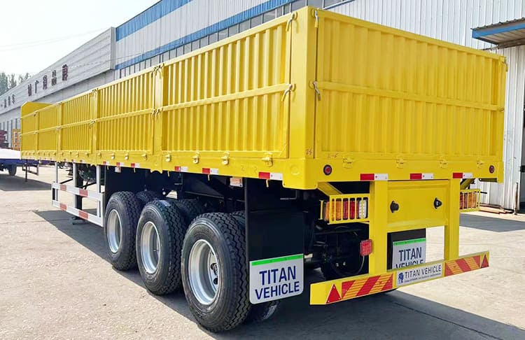 50 Ton Tri Axle Dropside Trailer for Sale in Tanzania