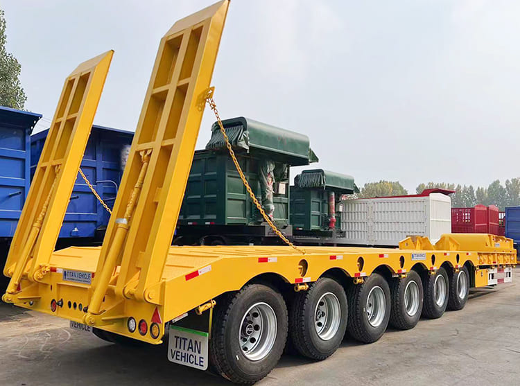 100 Tonne 6 Axle Heavy Haul Trailers for Sale Price in Tanzania