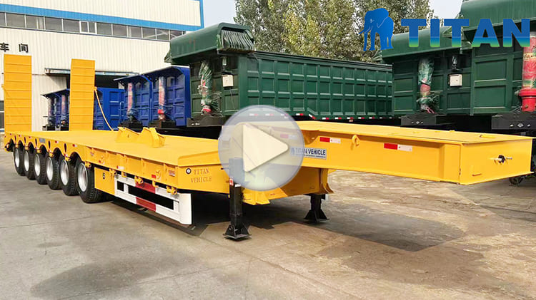 100 Tonne 6 Axle Heavy Haul Trailers for Sale Price in Tanzania