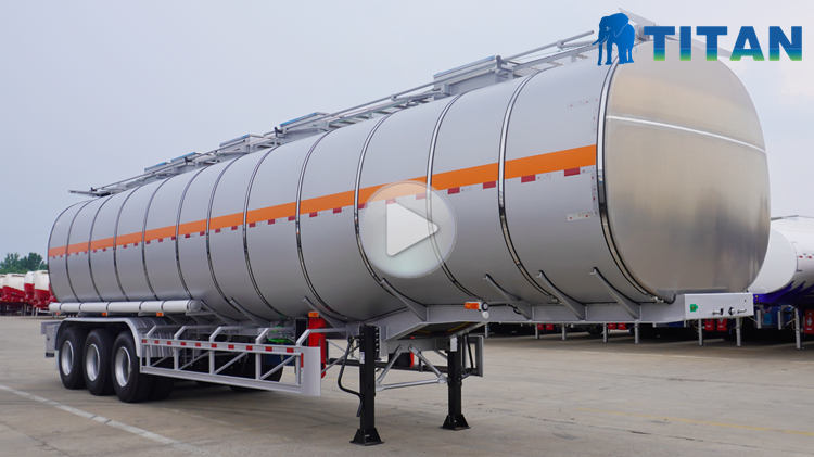 50000 Liters Stainless Tanker Trailer for Sale | Stainless Steel Tanker Trailers for Sale