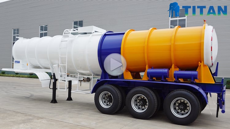Sulfuric Acid Tanker for Sale | Sulphuric Acid Tanker Trailer In Cote d'Ivoire