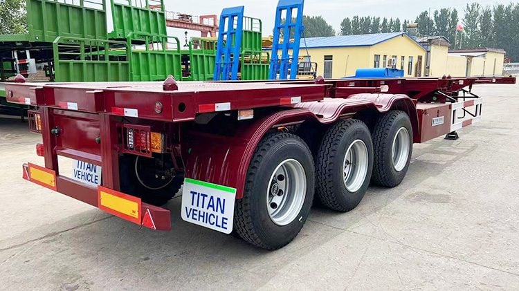 40 Tri Axle Chassis for Sale | Shipping Container Chassis for Sale in Jamaica