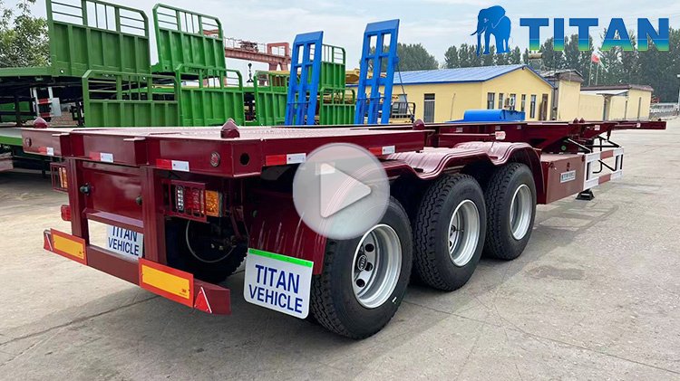 40 Tri Axle Chassis for Sale | Shipping Container Chassis for Sale in Jamaica