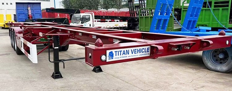 40 Tri Axle Chassis for Sale | Shipping Container Chassis for Sale in Jamaica