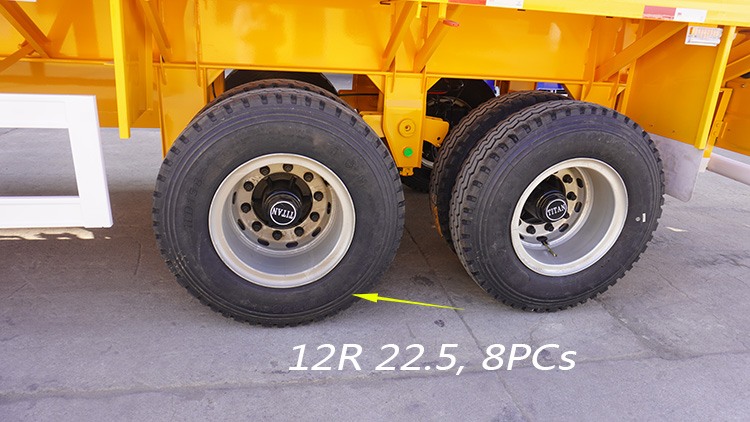 2 Axle 40Ft Semi Flatbed Trailer for Sale Near Me in Tanzania