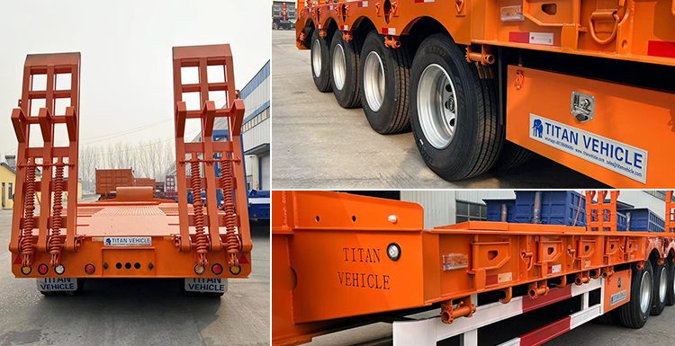4 Axle Flatbed Low Loader Trailer for Sale in Nigeria