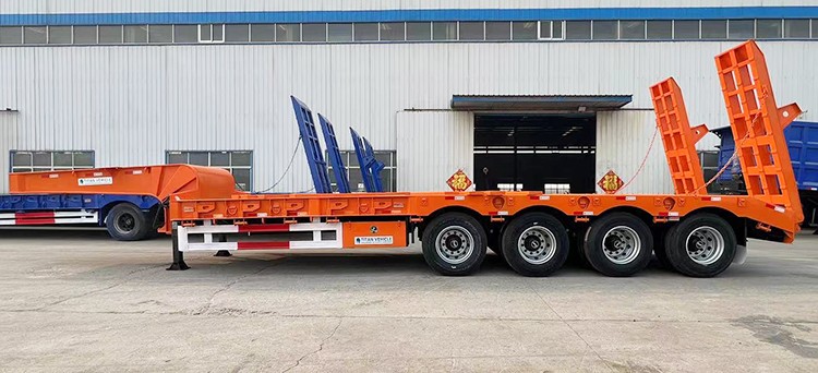 4 Axle Flatbed Low Loader Trailer for Sale in Nigeria