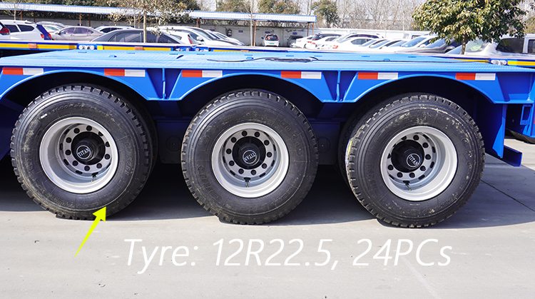 3 Line 6 Axle Lowboy Gooseneck Detach Trailer for Sale in Panama