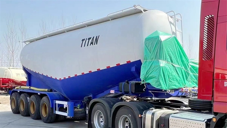 4 Axle 45CBM Cement Tanker Trailer for Sale - TITAN VEHICLE