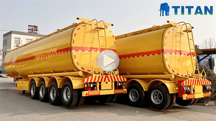 Palm Oil Tank Trailer for Sale In Tanzania - TITAN VEHICLE