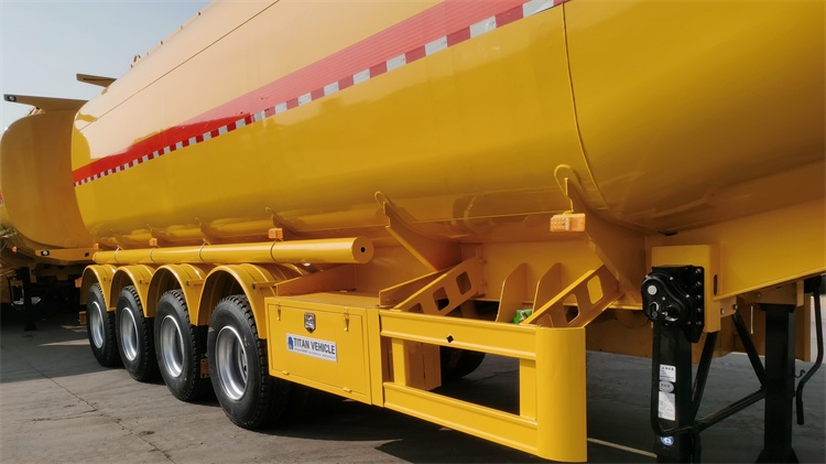 Palm Oil Tank Trailer for Sale In Tanzania - TITAN VEHICLE