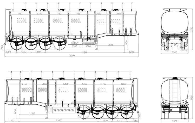 Palm Oil Tank Trailer for Sale In Tanzania - TITAN VEHICLE