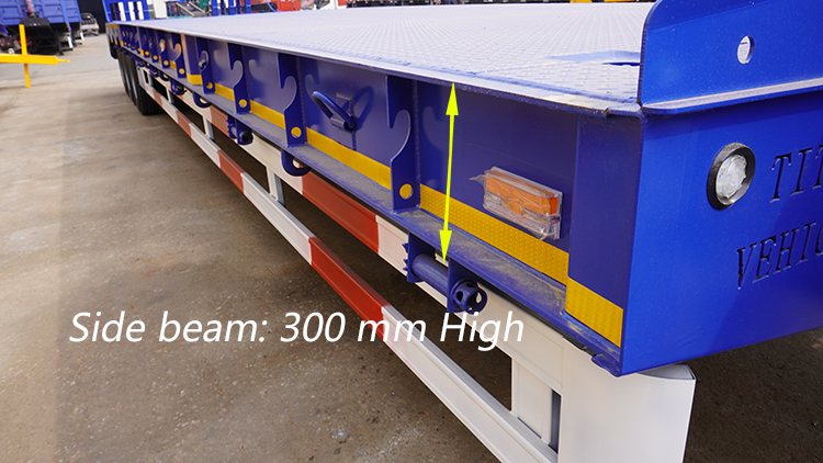 40Ft Tri Axle Low Loader Trailer for Sale Price