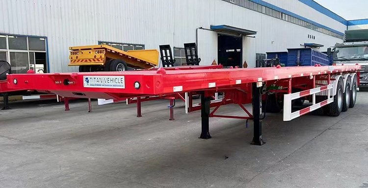 12 Metre 3 Axle Flatbed Truck Trailer for Sale Price