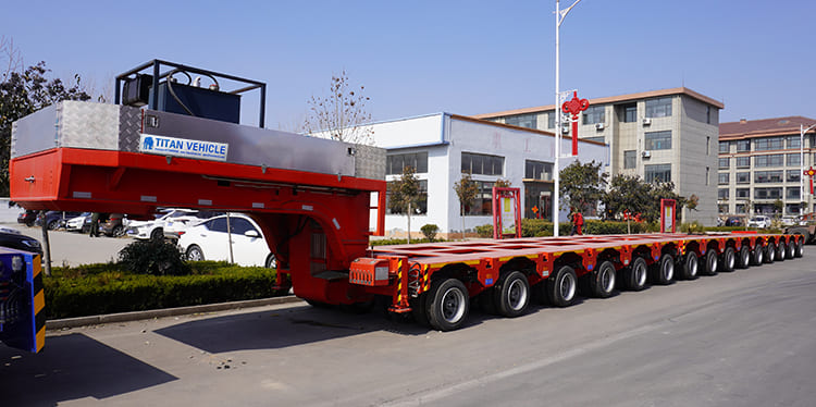 Multi Axle Hydraulic Modular Trailer for Sale 