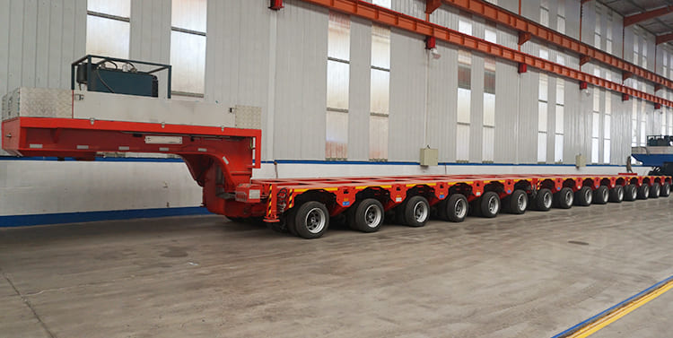 Multi Axle Hydraulic Modular Trailer for Sale 