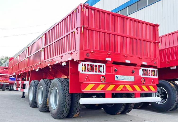 60T Tri Axle Sideboard Trailer for Sale Price Manufacturers