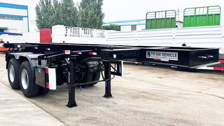 New 2 Axle Container Chassis 20Ft for Sale Price