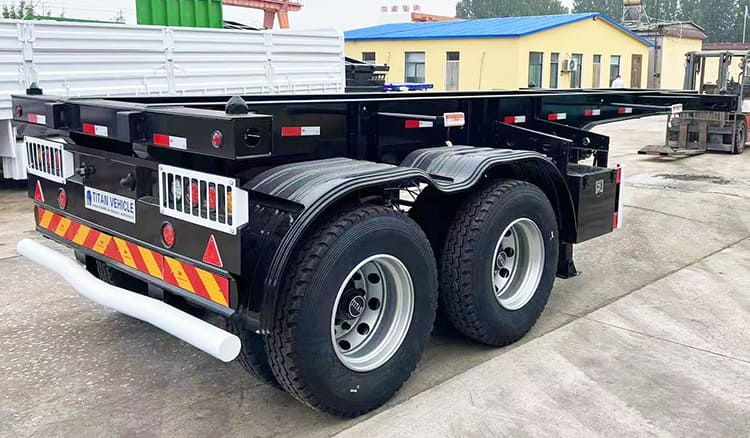 New 2 Axle Container Chassis 20Ft for Sale Price