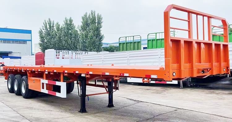 40Ft Tri Axle Flat Trailer for Sale Near Me in Trinidad And Tobago
