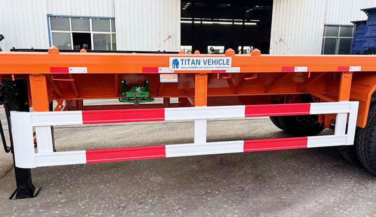 40Ft Tri Axle Flat Trailer for Sale Near Me in Trinidad And Tobago