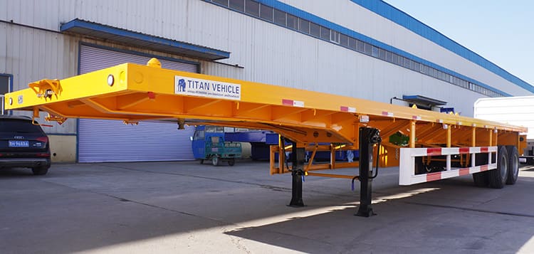 40 Ft 2 Axle Flatbed Trailer Prices Manufacturers