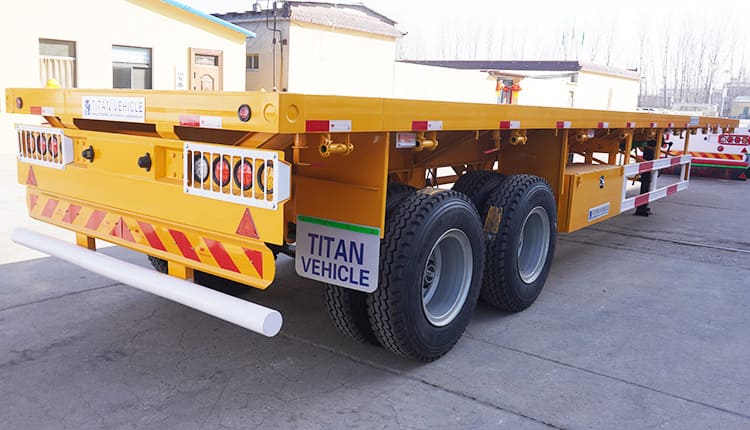 40 Ft 2 Axle Flatbed Trailer Prices Manufacturers