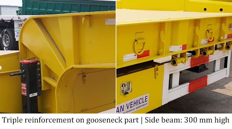 5 Axle Semi Low Loader Trailer for Sale | Low Loader Truck Trailer Price