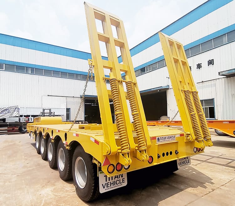 5 Axle Semi Low Loader Trailer for Sale | Low Loader Truck Trailer Price