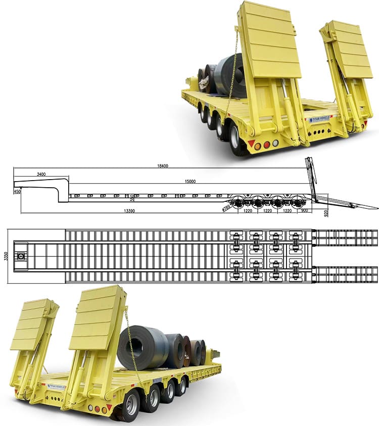 150 Ton Heavy Haul Trailers for Sale Price Manufacturers