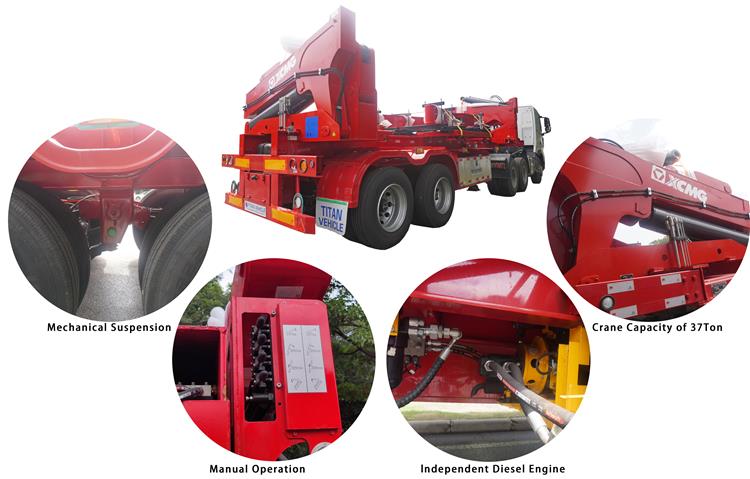 Side Lifter Trailer for Sale In Guinea | Side Lifter Container Crane