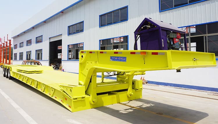 What is a Removable Gooseneck Trailer? | 130T Removable Gooseneck Lowboy Trailer for Sale