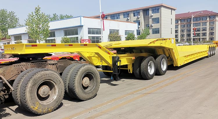 Folding Gooseneck Trailer for Sale | 100 Ton Folding Neck Lowboy for Sale