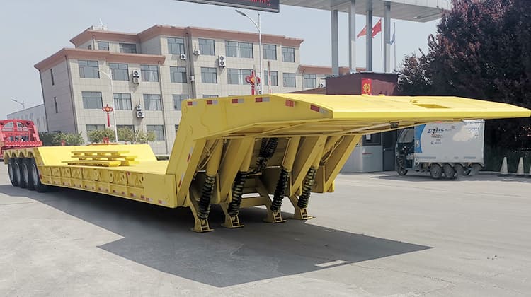  Folding Gooseneck Trailer for Sale | 100 Ton Folding Neck Lowboy for Sale