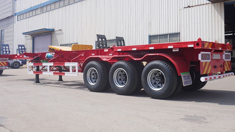 40Ft/20Ft Shipping Container Trailer for Sale | 3 Axle 40Ft Container Trailer Price