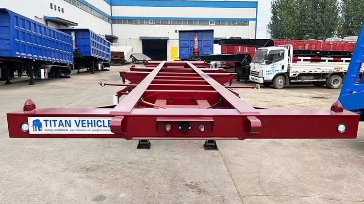  40 Foot Container Chassis Price | New Tri Axle Intermodal Container Chassis for Sale