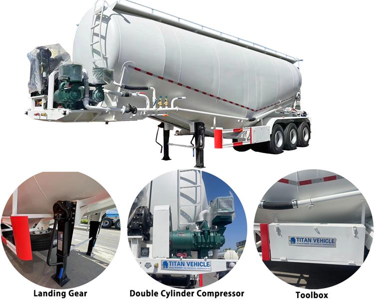 Cement Bulk Trailers for Sale In Ghana | Cement Silo Powder Tankers Trailers for Sale