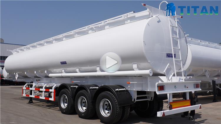 Tri Axle 45000 L Fuel Tanker Semi Trailer for Sale In Zambia