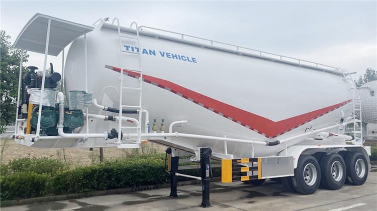 Tri Axle 40 CBM Bulk Cement Trailer for Sale | 2023 Bulk Cement Tanker Truck Trailers