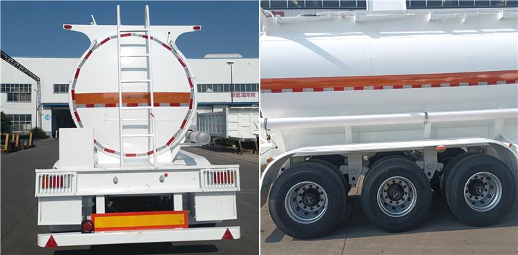 21CBM Sulfuric Acid Tankers Trailer for Sale In Kazakhstan