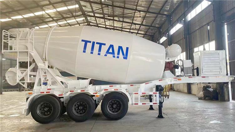 3 Axle Cement Mixer Trailer for Sale In Guyana