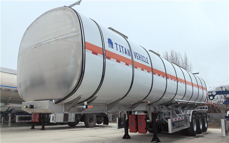 Aluminum Tankers of 45000ltrs/40000liters for Sale - 40CBM Aluminium Alloy Fuel Tanker Semi Trailer