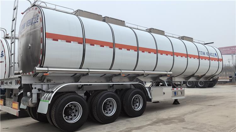 Aluminum Tankers of 45000ltrs/40000liters for Sale - 40CBM Aluminium Alloy Fuel Tanker Semi Trailer