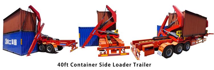 Container Side Loader Trailer for Sale | Side Loader Container Transport Price