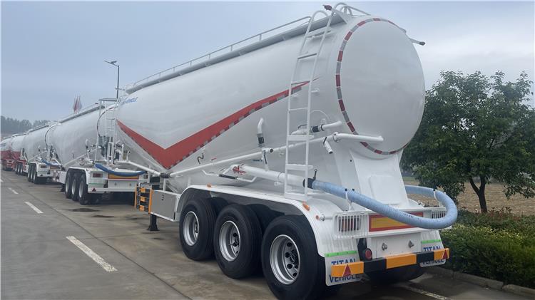 60CBM Bulk Cement Tanker Trailer for Sale | Fly Ash Transporting Bulk Cement Tank Semi Trailer